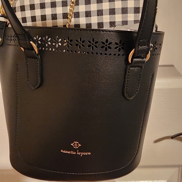 NWT Nanette Lepore Blair bag-in-bag Satchel handbag *610.2 - Picture 3 of 13